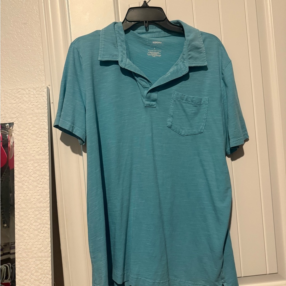Men's Blue Polo Shirt